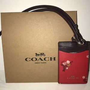 Coach Baby Bouquet Lanyard ID badge